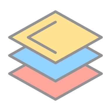 Bir kitap simgesinin vektör illüstrasyonu