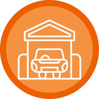 - Araba. Web simgesi basit illüstrasyon