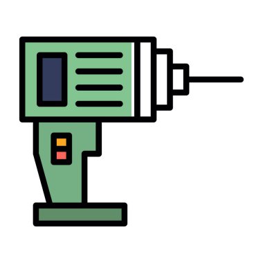 matkap simgesi, vektör illüstrasyonu