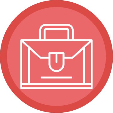 Çanta. Web simgesi basit tasarım