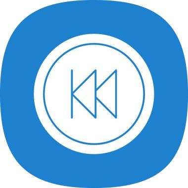 Basit illüstrasyon simgesini geri sar 