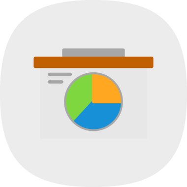 veri analizi düz simgesi düz biçimli