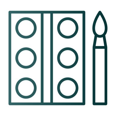 Kalem simgesi, vektör illüstrasyon tasarımı