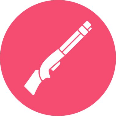 av tüfeği ikonu vektör illüstrasyonu