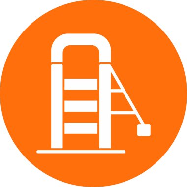 Bir gaz simgesinin vektör illüstrasyonu