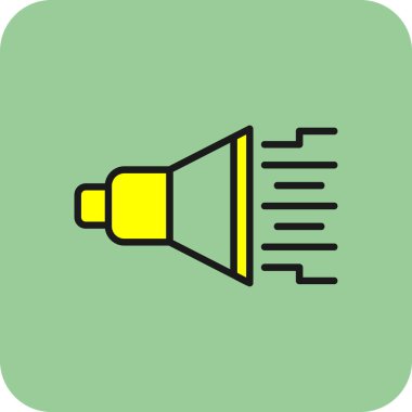 ampul simgesi vektör illüstrasyonu