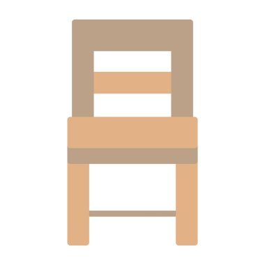 Sandalye. Web simgesi basit illüstrasyon 