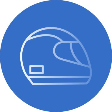 Kask simge yarış, illüstrasyon vektör 