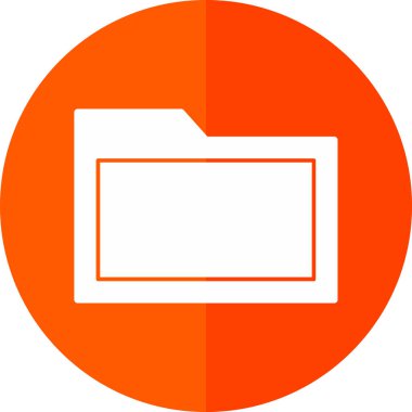 Dosya. Web simgesi basit illüstrasyon 