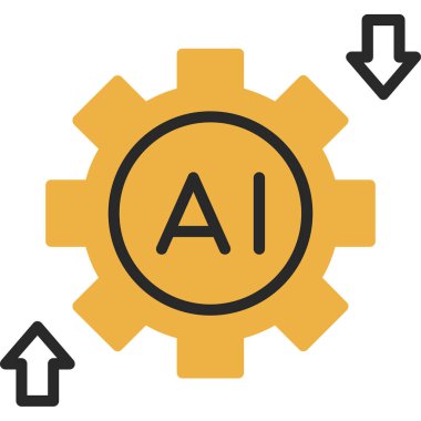 yapay zeka robot renk simgesi