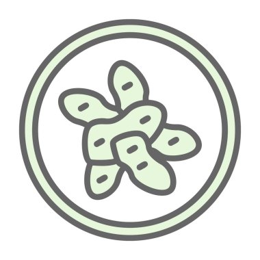 Bir çiçeğin vektör illüstrasyonu