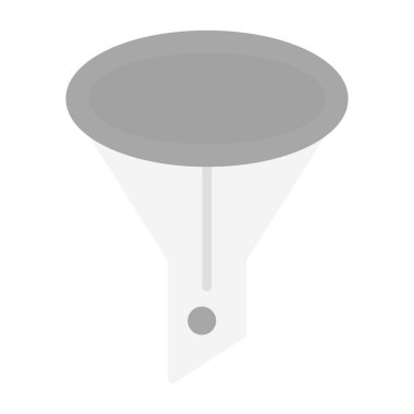 modada izole edilmiş arkaplanda huni simgesi 