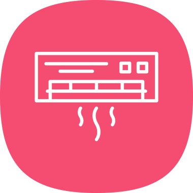 Modern klima simgesinin vektör illüstrasyonu                                     