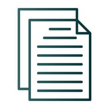 Belge. Web simgesi basit tasarım