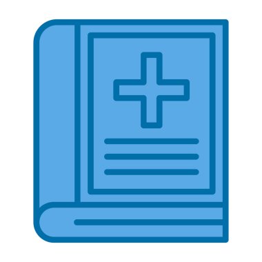 tıbbi dizin ikonu vektör illüstrasyonu