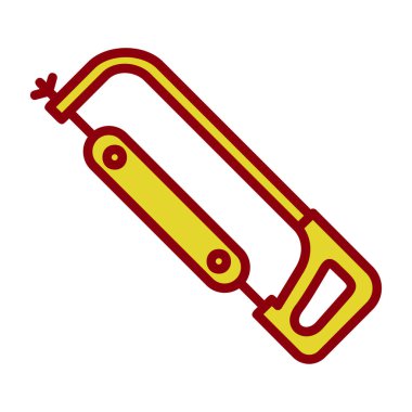 Demir Testere aracı vektör illüstrasyonu