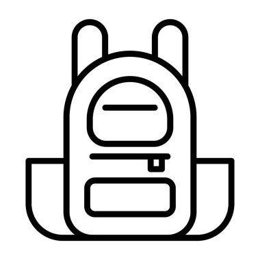 Çanta simgesi, anahat stili