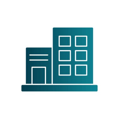 modern yapı web simgesi, vektör illüstrasyonu