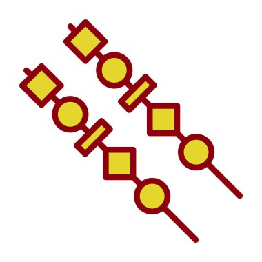 Trafik ışığı simgesi. Web için ışık vektör simgelerinin özet çizimi