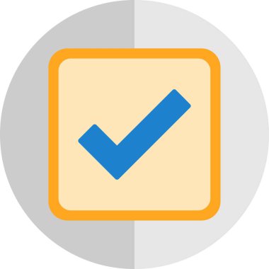 işaretleme vektör simgesini kontrol et