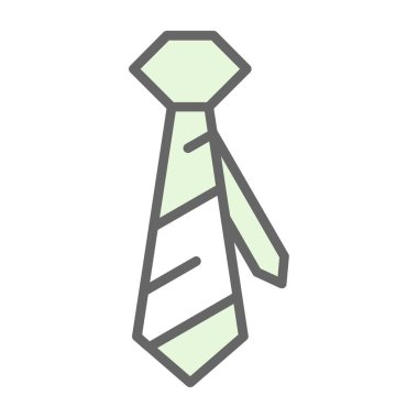 Kravat. Web simgesi basit tasarım