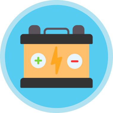 Pil. Web simgesi basit tasarım                       