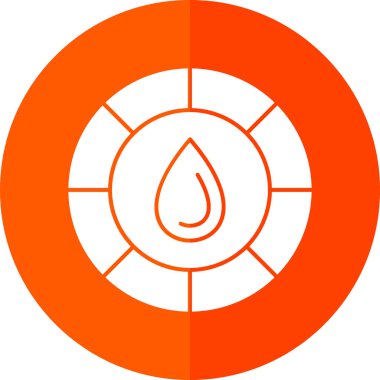 damla simgesi, vektör illüstrasyonu izole