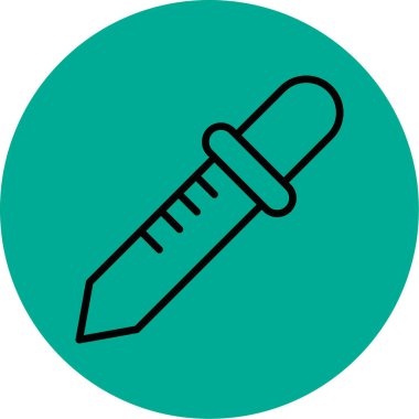 Benzersiz kalem vektörü simgesi