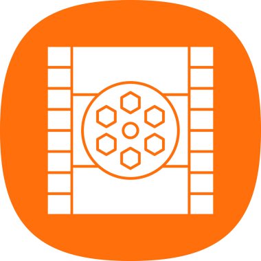 Patlamış mısır. Web simgesi basit tasarım