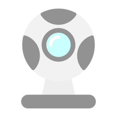 Basit Webcam simgesi, vektör illüstrasyonu