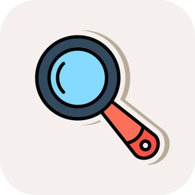 Ara. Web simgesi basit illüstrasyon 