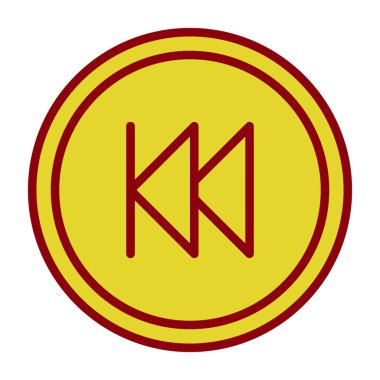 Basit illüstrasyon simgesini geri sar 