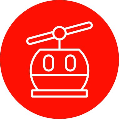 Helikopter simge vektör çizim