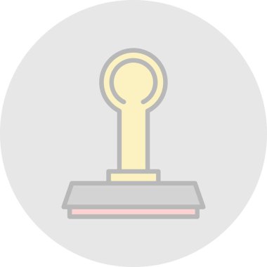 Damga web simge vektör çizim