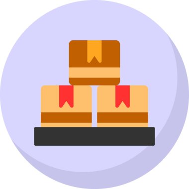 Bir hediye kutusunun vektör illüstrasyonu