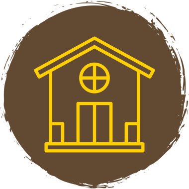 Ev ikonu. taslak ev vektör illüstrasyonu 