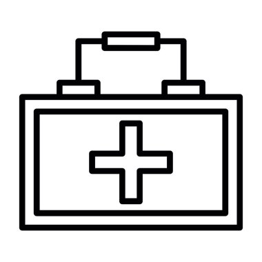 Çanta. Web simgesi basit tasarım