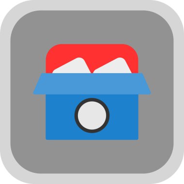 Bir ev simgesinin vektör illüstrasyonu