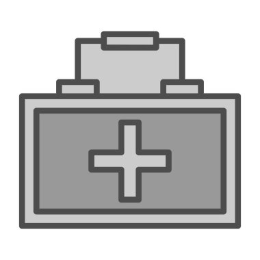 Çanta. Web simgesi basit tasarım