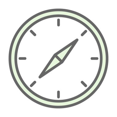 vector illustration of Compass modern icon            