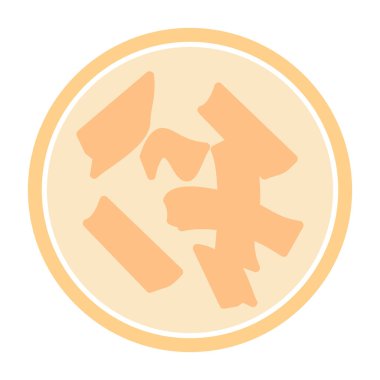 Gıda simgesinin vektör illüstrasyonu