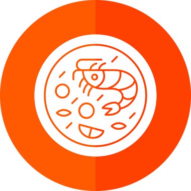 Yemek. Web simgesi vektör illüstrasyonu