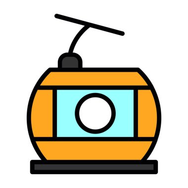 Radyo. Web simgesi basit illüstrasyon