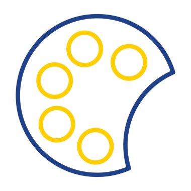 Çizgi film simgesinin vektör çizimi