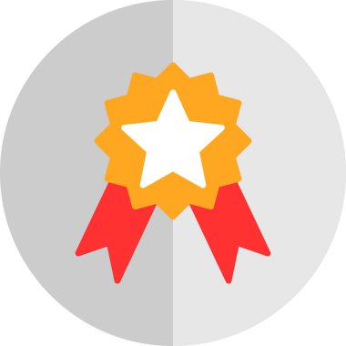 Ödül. Web simgesi basit illüstrasyon