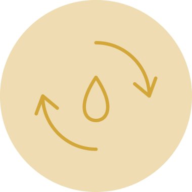 Damla su vektör simgesi