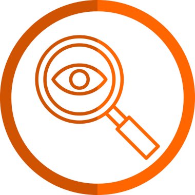 Arama simgesi vektör illüstrasyonu