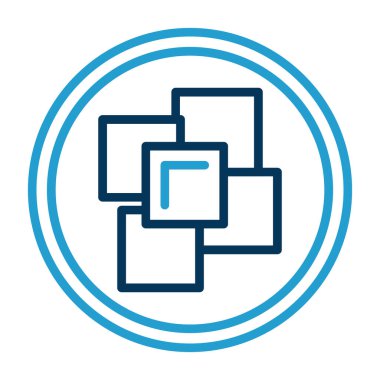 Modern ve basit tasarımın vektör simgesi