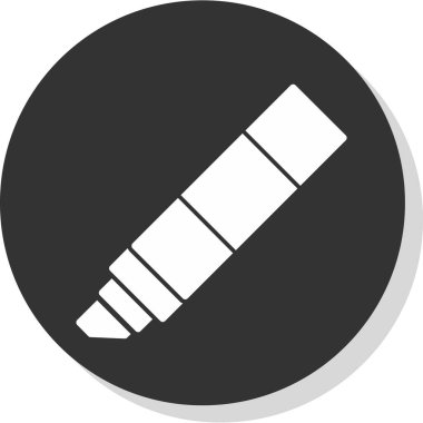 Fırça simgesi vektör illüstrasyonunu boya