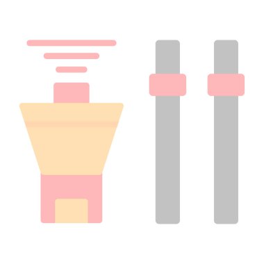 Ağ simgesini, vektör illüstrasyonunu yükselt. 